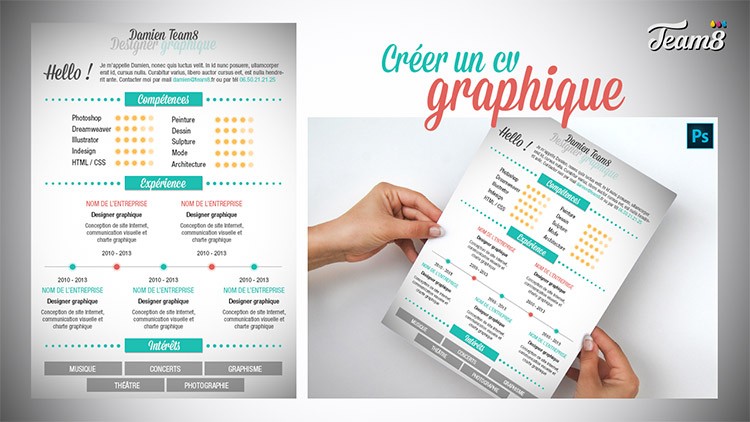 Template CV graphique 