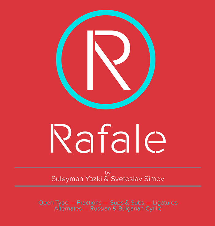 Rafale – contemporary free font
