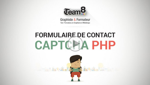 Tutoriel formulaire de contact et captcha image en PHP