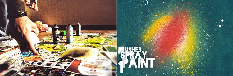brushes spray paint photoshop