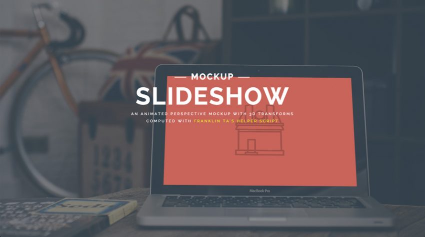 Mockups animés en perspective avec CSS3
