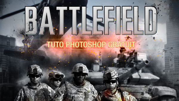 tuto affiche Battlefield avec Photoshop