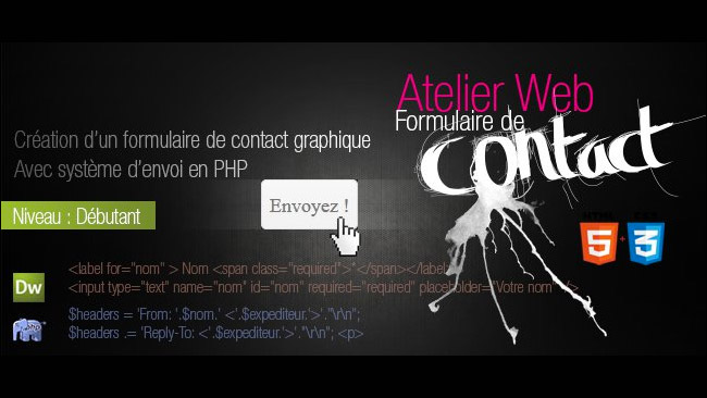 formulaire graphique de contact