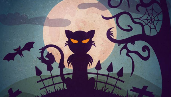 Tutoriel llustration chat vectoriel pour Halloween avec Illustrator