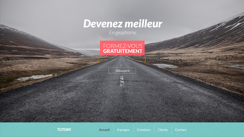 Tutoriel Template PSD - Débuter en HTML5 CSS3 partie 05