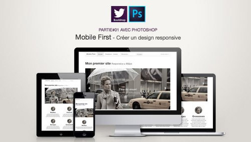 Tutoriel Web design en mobile first avec Photoshop