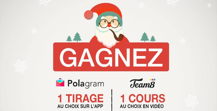 Concours Team8 et Polagram - 2 cours et 2 tirages à gagner