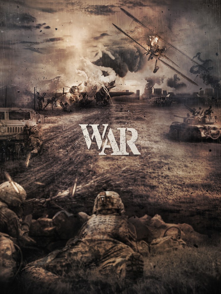 rendu affiche de guerre
