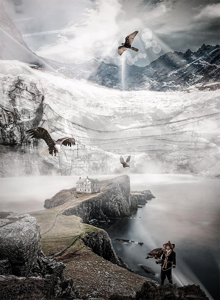 Annick Piron compositing Photoshop