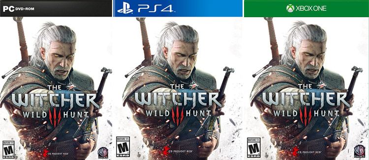 the witcher 3 jaquettes