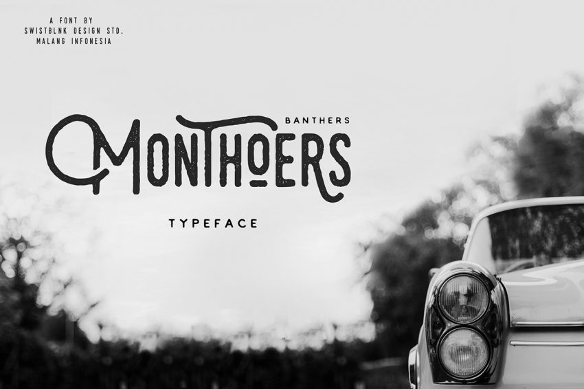Monthoers Free Font