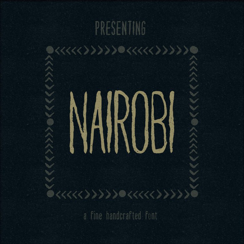 Nairobi free font