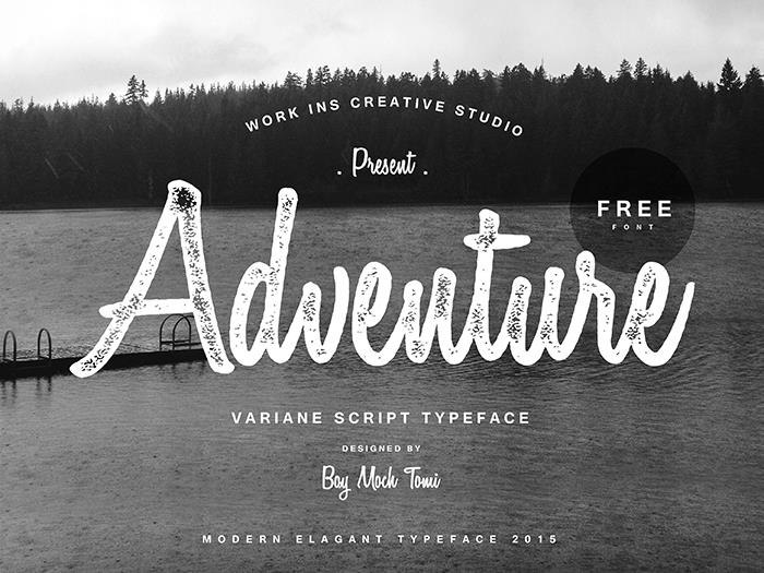 Variane Script free font