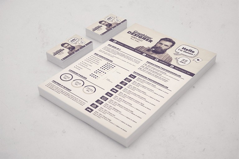 Tuto créer un CV spécial graphiste avec Photoshop