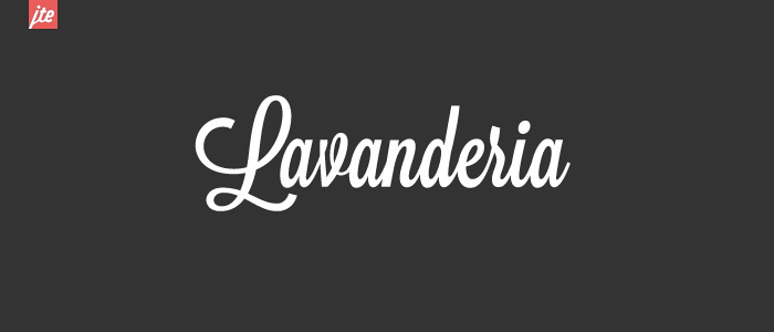lavanderia free font