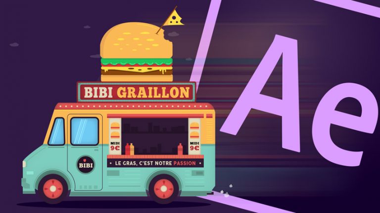 tuto animation foodtruck after effects