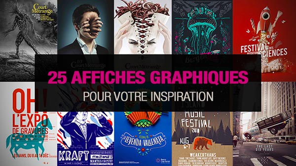 25 affiches graphiques pour votre inspiration