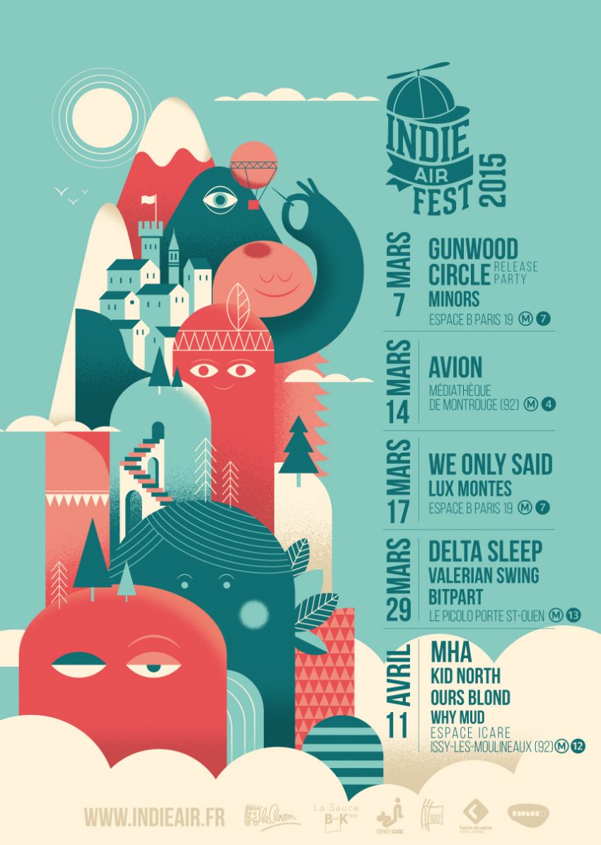 affiche indie air fest 2015