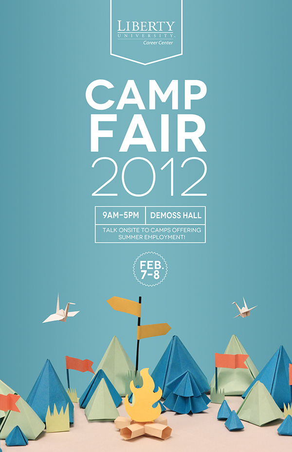 affiche camp fair 2012 liberty university