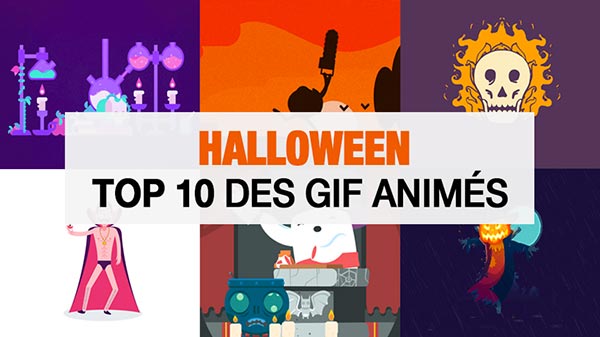 Halloween Top 10 GIF animés