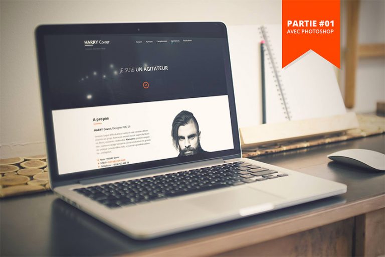 Tuto créer un Site CV / Portfolio avec Photoshop