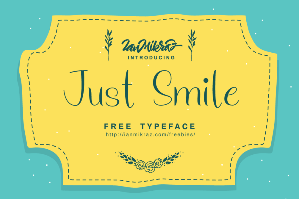 Just Smile Free Typeface