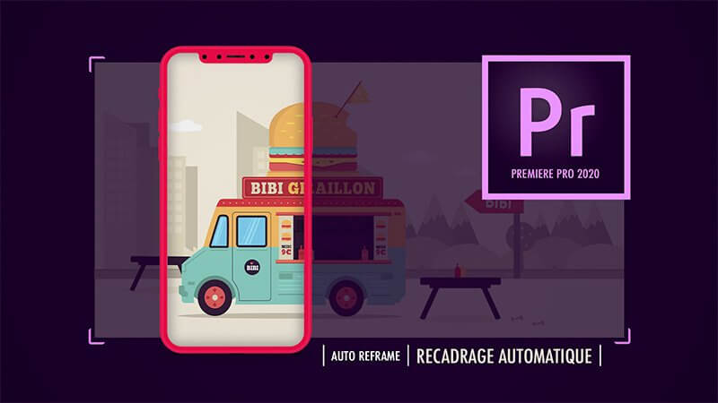tuto adode premiere pro 2020 auto reframe recadrage automatique