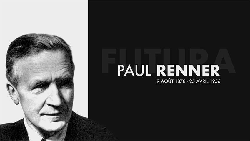 Paul Renner, créateur du Futura en 1927