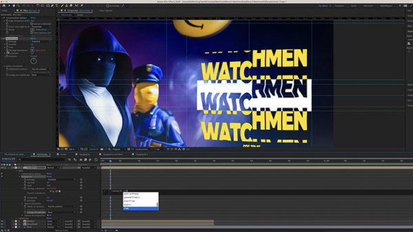 animation de texte avec After Effects