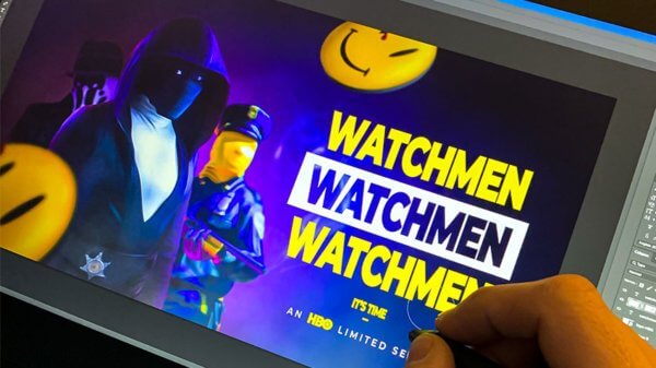 Rendu du tuto créer une affiche de film watchmen avec Photoshop