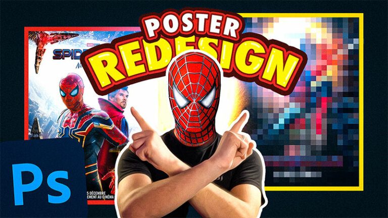 créer une affiche de film avec Photoshop CC 2022 sur le thème de SpiderMan